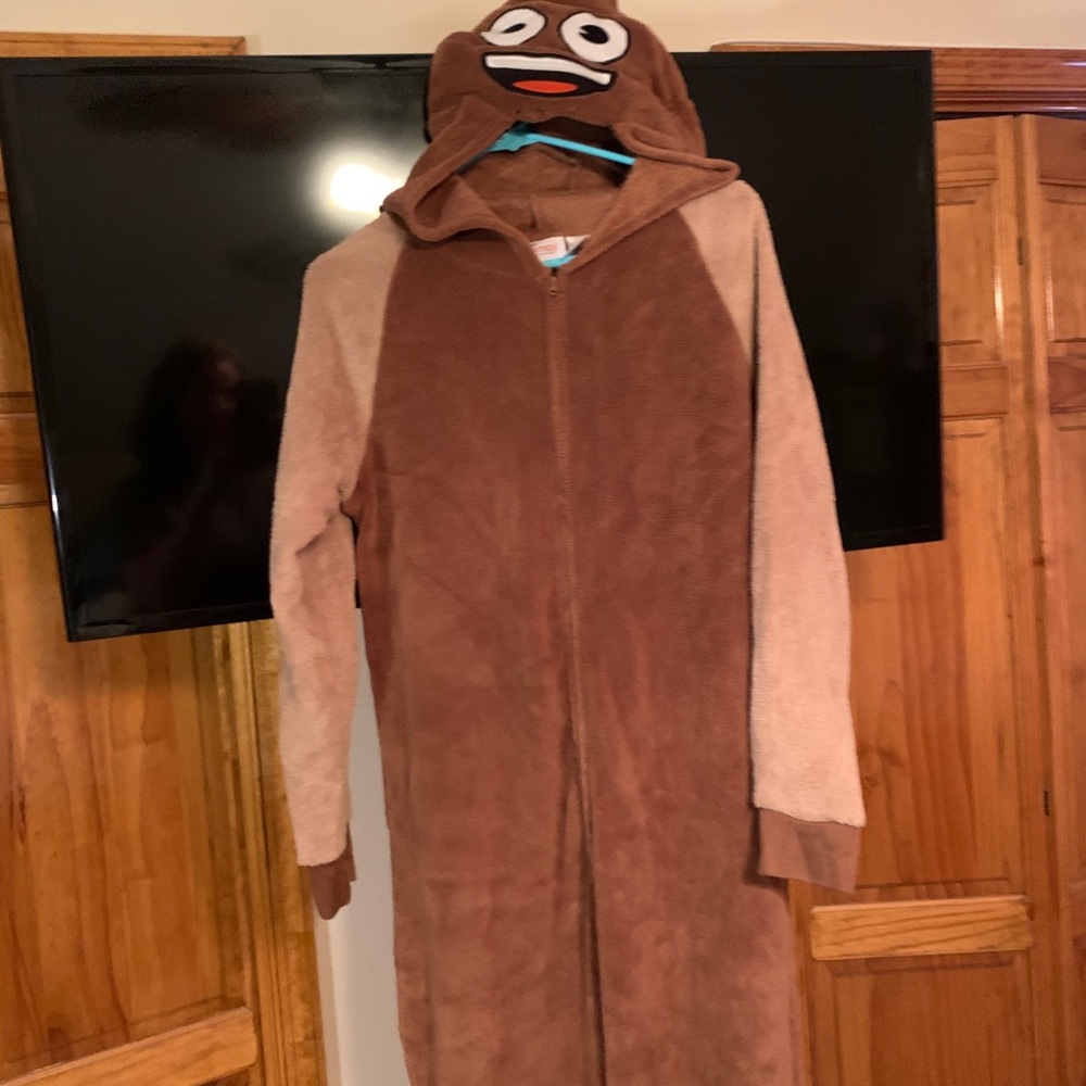 Poop emoji onesie